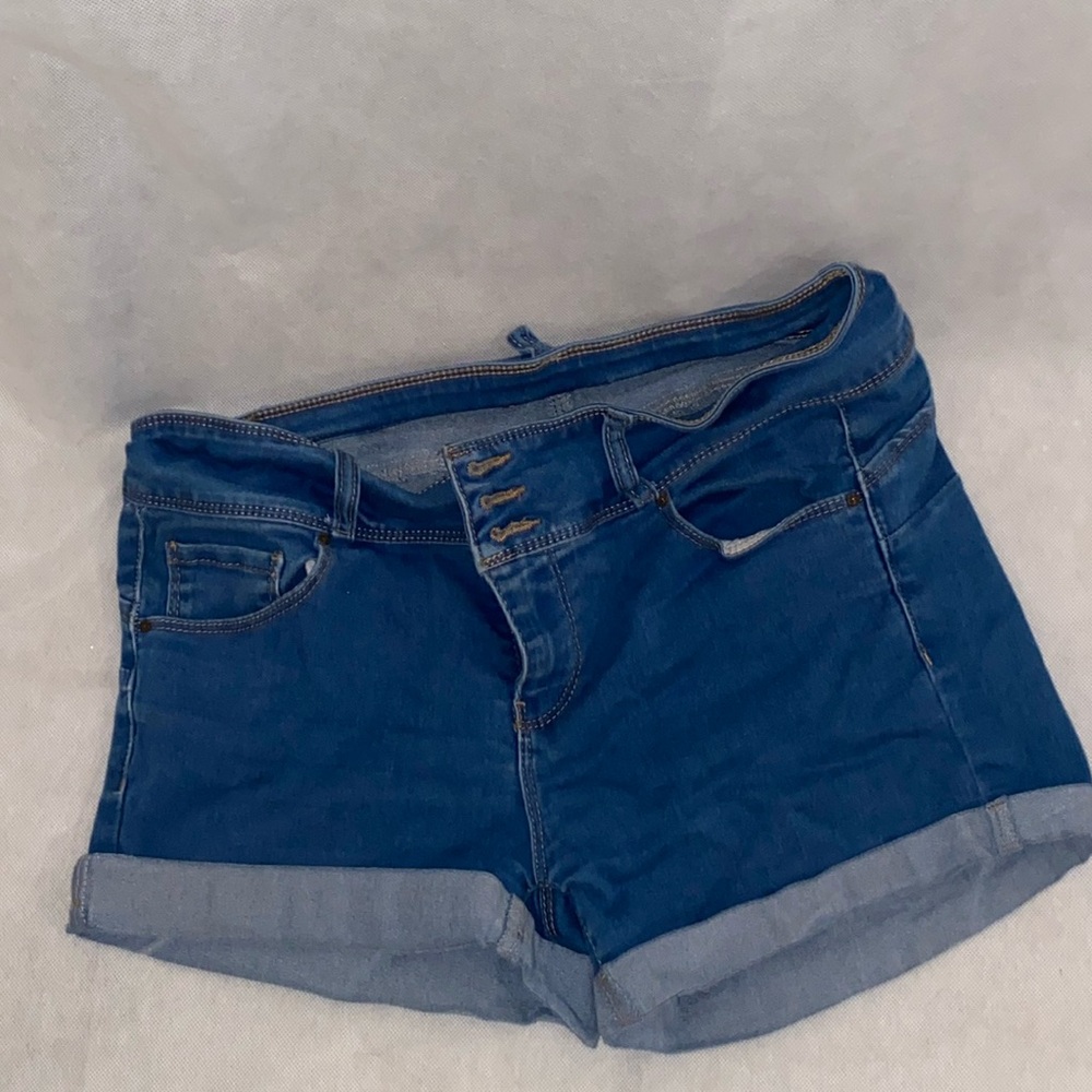 Jean shorts 1xl cuffed bottom